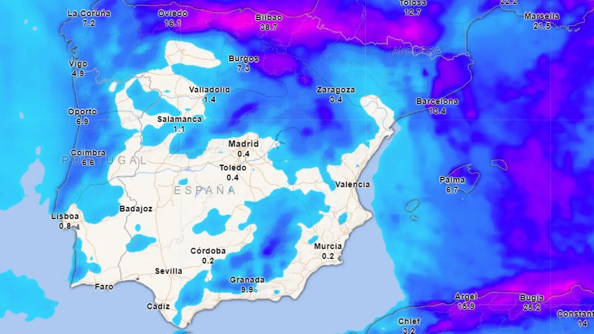 Un temporal de fuerte viento a pone en alerta a provincias del Mediterráneo en las próximas horas: estas son las zonas en alerta